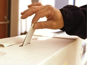 A ballot box