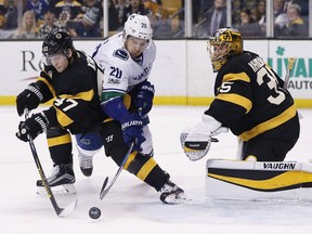 Canucks centre Brandon Sutter could get more offensive looks in support this season.