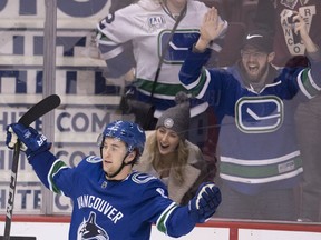 Brendan Leipsic celebrates his overtime goal against the Islanders on March 5.