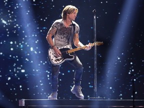 Keith Urban performs at the Canadian Country Music Awards in Hamilton, Ont. on Sunday, September 9, 2018.