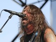 Dave Grohl of the Foo Fighters performs at the Cal Jam 18 Pop-Up Event at the Hollywood Palladium on Sunday, Aug. 26, 2018, in Los Angeles.