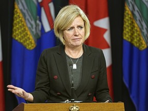 Alberta Premier Rachel Notley.