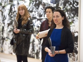 Rochelle Steiner, right, “has stepped down” from her role as associate director and chief curator of the Vancouver Art Gallery.