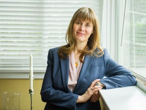 Vancouver mayoral candidate Shauna Sylvester in her Vancouver home.