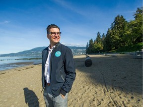 Hector Bremner at Stanley Park's Third Beach in Vancouver, BC, Sept. 25, 2018.