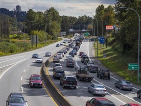 Traffic headed off the North Shore over the Second Narrows Bridge comes to a virtual standstill several times each day.