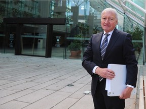 Dr Brian Day arrives at B.C. Supreme Court  to testify in Vancouver, BC., September 17, 2018.