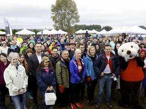 "What an incredible community! Three cheers for the volunteers who braved the rain to help us clean up our shorelines today. And huge thanks to our partners @cleanshorelines @OceanWise @aircanada and others who help put on another super successful Shoreline Cleanup!" tweeted YVR Airport along with this photo.