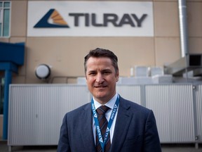 Tilray president Brendan Kennedy. The company has received approval from the U.S. Drug Enforcement Administration agency to export a medical cannabis product south of the border for use in a clinical trial.