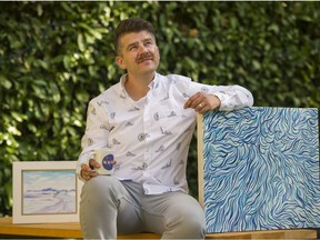 Michael Markowsky, who has painted at the North Pole and drawn in a CF-18 going faster than the speed of sound, is hoping to catch a ride to the moon with Yusaku Maezawa.