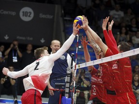 France defeated Canada 3-1 on Tuesday in the closing match of pool play at the 2018 FIVB World Championship.