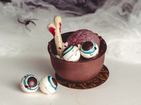 Chez Christophe Chocolate Halloween Eyeballs.