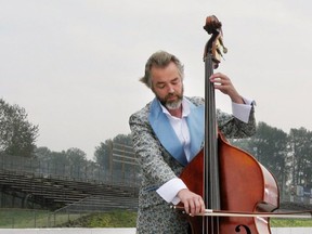 Mark Haney. Double bassist and artistic director of The Little Chamber Music Series That Could from the film Aim For the Roses.