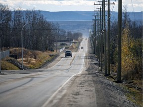 Completed upgrades to Old Fort Road are seen in this file photo from October, 2017.