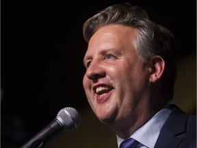 Independent candidate Kennedy Stewart at the Waldorf Hotel after being elected mayor of Vancouver.