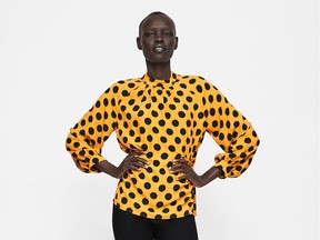 Polka dot blouse, $45.90 at Zara, zara.com.