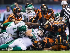 Expect the B.C. Lions and Saskatchewan Roughriders to throw everything they have at each other Saturday in Regina with playoff implications on the line.