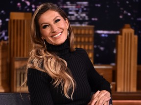 Gisele Bundchen Visits 'The Tonight Show Starring Jimmy Fallon' at Rockefeller Center on October 4, 2018 in New York City. (Photo by Theo Wargo/Getty Images for NBC)