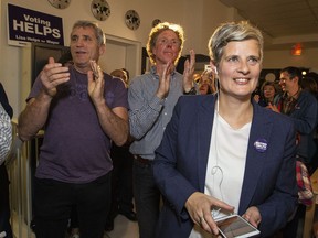 Lisa Helps was re-elected as mayor of Victoria on Saturday.