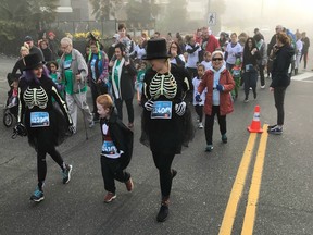 Hundreds of people took part in the 12th annual Great Pumpkin 5K and 1K Run Walk held Sunday morning in White Rock. The event raises funds for Peace Arch Hospital Foundation's many community projects.