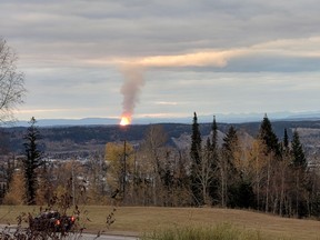 Enbridge says the dust that settled on homes near the B.C. pipeline blast site does not pose a health threat. Enbridge Inc.'s WestCoast Mainline ruptured near Prince George late Tuesday.