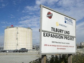 The Tilbury LNG facility in Delta is in the process of being expanded.