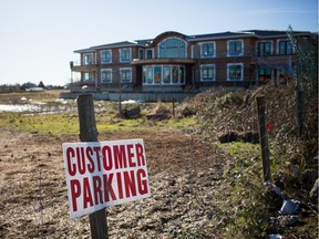 A home under construction on No. 2 Road near Steveston Highway in March.