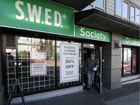 Cannabis dispensaries offer deals in readiness for the legalization of cannabis in Vancouver, BC., October 15, 2018.