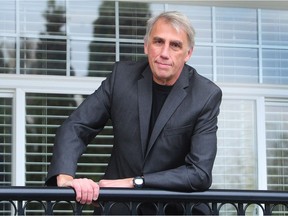 Punk rock legend Joe Keithley of DOA was elected to Burnaby council. Here, he's at his home in Burnaby on Oct. 23.