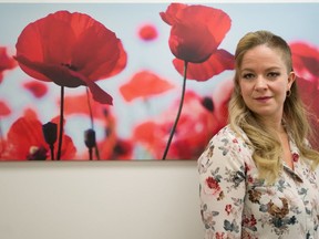 Angela Ayre at the Military Family Resource Centre in Vancouver.