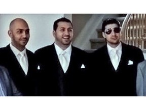 Nabil Alkhalil, left, was recently murdered in Mexico. Two of his brothers were killed in Vancouver more than a decade ago, during a war with the Duhre drug gang in Vancouver. His living brothers are Hisham (Terry) Alkhalil, centre, and Rahib (Robby) Alkhalil, who is in jail on a murder charge.