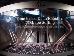The Alien is an optical grape sorting robot.