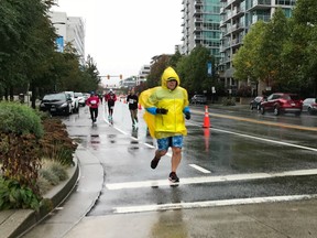 Participants in Sunday's second annual North Van Run 5K, 10K and 1K kids' races didn't let rain stop them from hitting the city's streets. More than 850 racers laced up for the three races, which started and finished in The Shipyards.