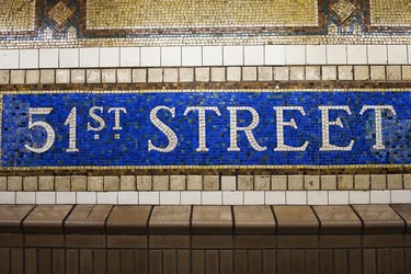 51st Street Subway Station.