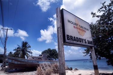 Braddy's Bar in Barbados.