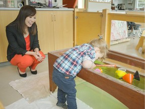 Minister of State for Child Care Katrina Chen  visited Kiwassa Neighbourhood House in East Vancouver to celebrate the start of childcare month in B.C.