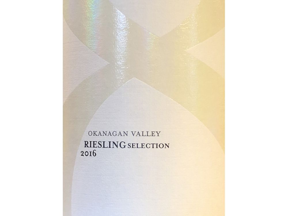 8th Generation Vineyard Riesling Selection 2016, Okanagan Valley, BC $25.49 