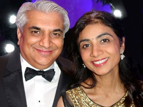 Wife Harpreet accompanied Bob Rai who chaired the South Asian community's Night of Miracles that reportedly raised $755,000 for the B.C. Children's Hospital Foundation and a 10-year total of $5.4 million.
