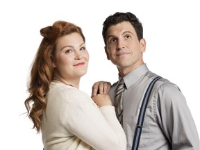 Erin Aberle-Palm and Nick Fontainein It's a Wonderful Life at Gateway Theatre, Dec. 6-31.