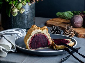 Surprise family and friends this season with vegan-friendly dishes like this Beet Wellington created by Executive Chef Jenny Hui of The Lazy Gourmet.