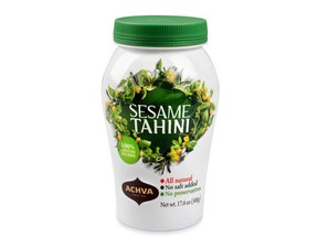 Health Canada Handout of the Achva tahini that has been recalled due to possible Salmonella contamination.