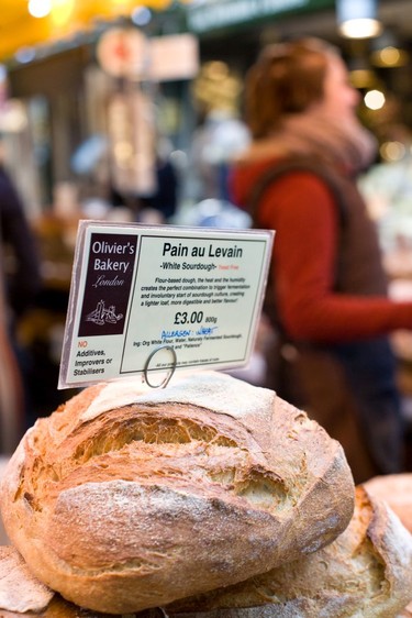 Bread stall – Borough Market.