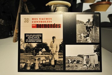 Display inside the Graindorge cheese fabriqué in Livarot.