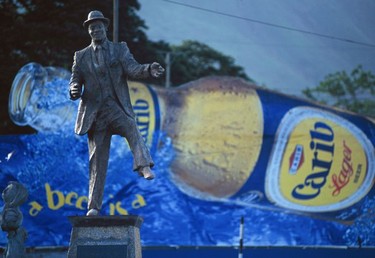 Lord Kitchener statue, Port of Spain, Trinidad.