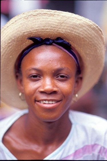 Haitian beauty, Port au Prince.