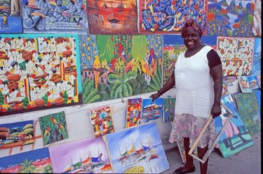 From voodoo temple walls to the streets of Port au Prince, Haitian art has its roots in voodoo.