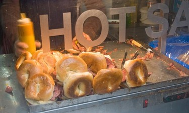 Beigel Bake on the East End Food Tour is famous for its hot salt beef bagels.