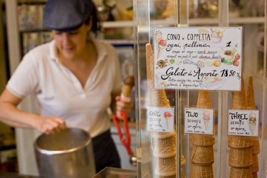 Gelateria Della Passera in the heart of Oltrarno is often described as serving the best gelato (ice cream) in Florence.