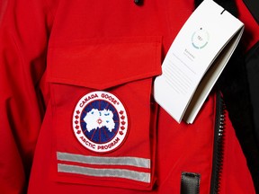 A parka at a Canada Goose store in Montreal. The Canadian company is expanding into China.