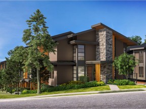 An artist's rendering of Cedar Ridge, a joint undertaking from Allaire Living and Headwater Living in Port Moody. [PNG Merlin Archive]